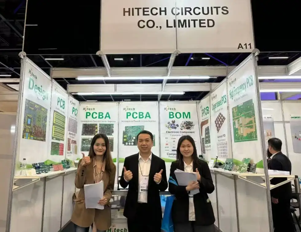 China PCBA manufacturer Hitech Circuits Participate in FIEE Brazil 2025